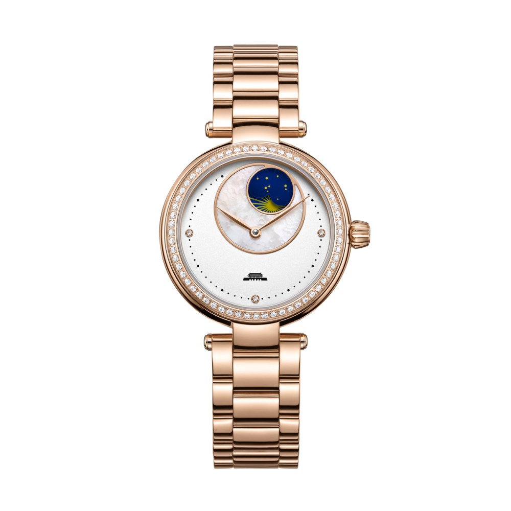Beijing Sun and Moon Display Automatic Watch 32.5mm