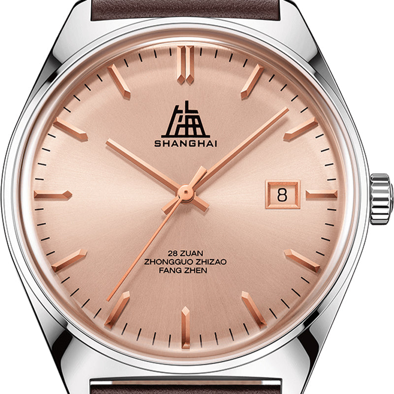 Shanghai Echoes 39mm Watch - Salmon