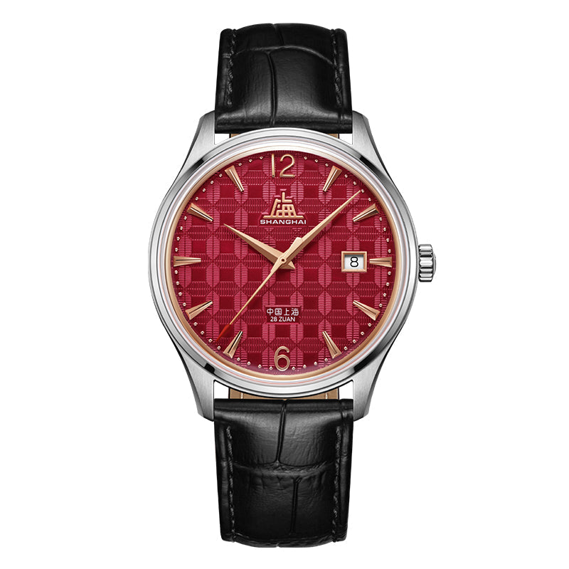 Shanghai Pioneer X Blossom 39mm Watch - Red Tile (Limited Edition)