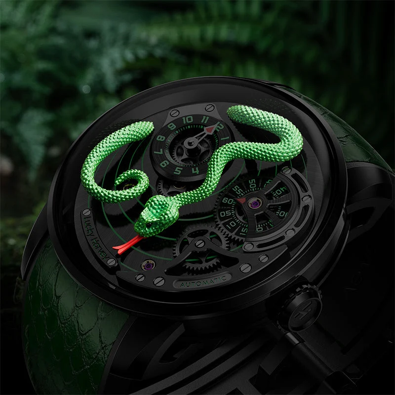 Horology Planet-lucky-harvey-craftsmanship-series-snake-watch