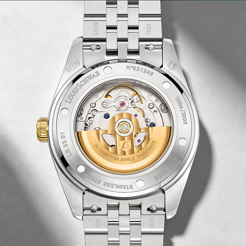 45° Le Mirage Series|Ink Black Two-Tone Gold