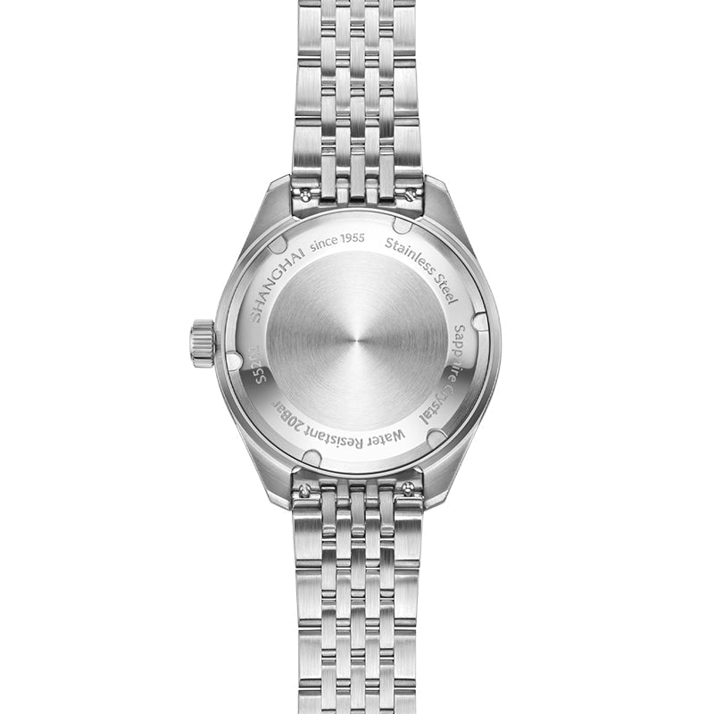 Shanghai Commander 35mm Dive Watch - Black Mother-of-Pearl Dial