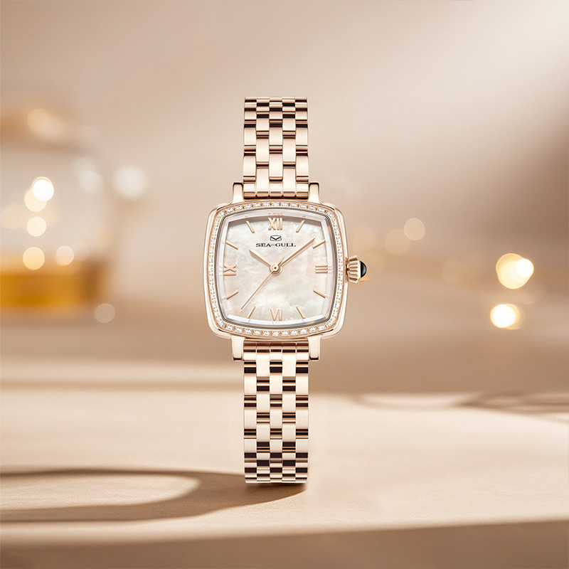 Sea-Gull Fortune Gleam Mother-of-Pearl Automatic Watch