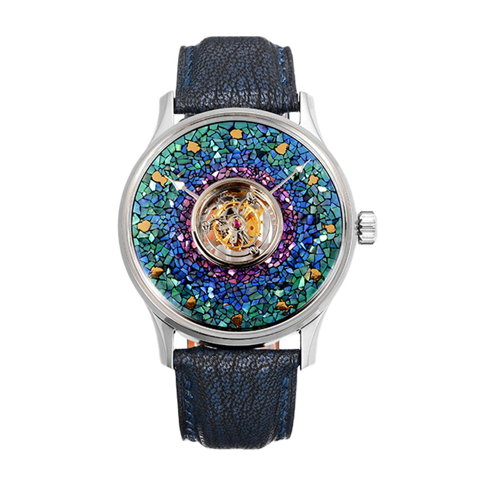 HUASUO Lacquer Whisper Central Tourbillon Titanium Watch