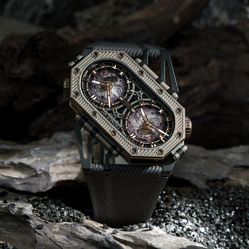 CronusArt CM025-007 Voyager Double-Dial Watch
