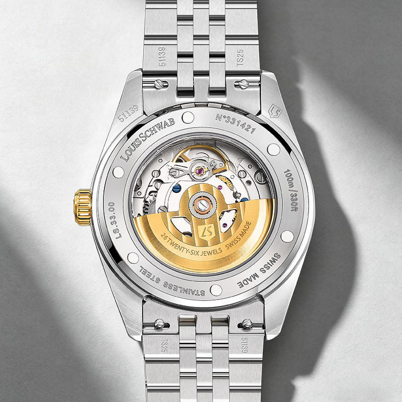 LEVTOI Series|Ink Black Two-Tone Gold
