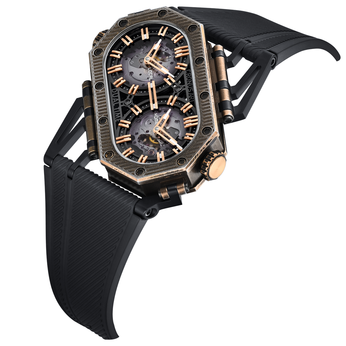 CronusArt CM025-007 Voyager Double-Dial Watch