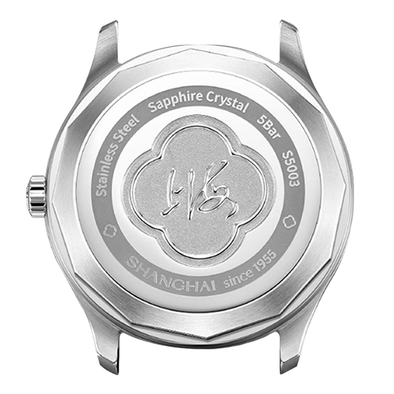 Shanghai Pioneer 39mm Watch - Moonphase Salmon (Special Edition)