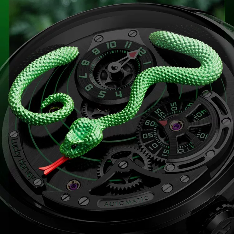 Horology Planet-lucky-harvey-craftsmanship-series-snake-watch