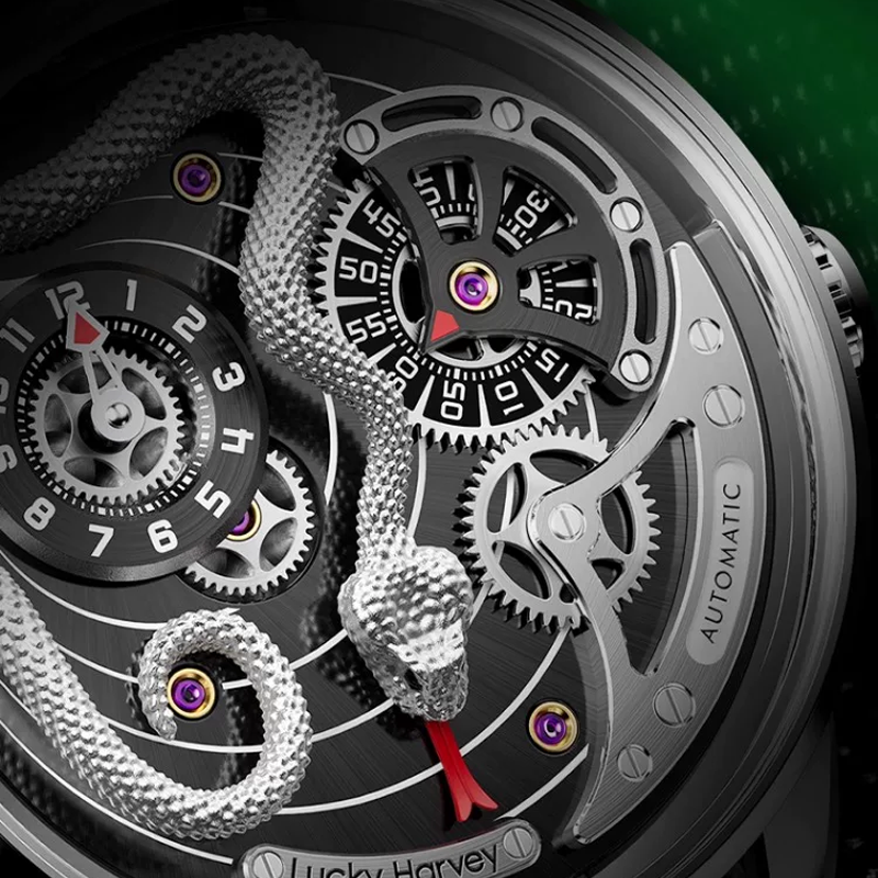 Horology Planet-lucky-harvey-craftsmanship-series-snake-watch