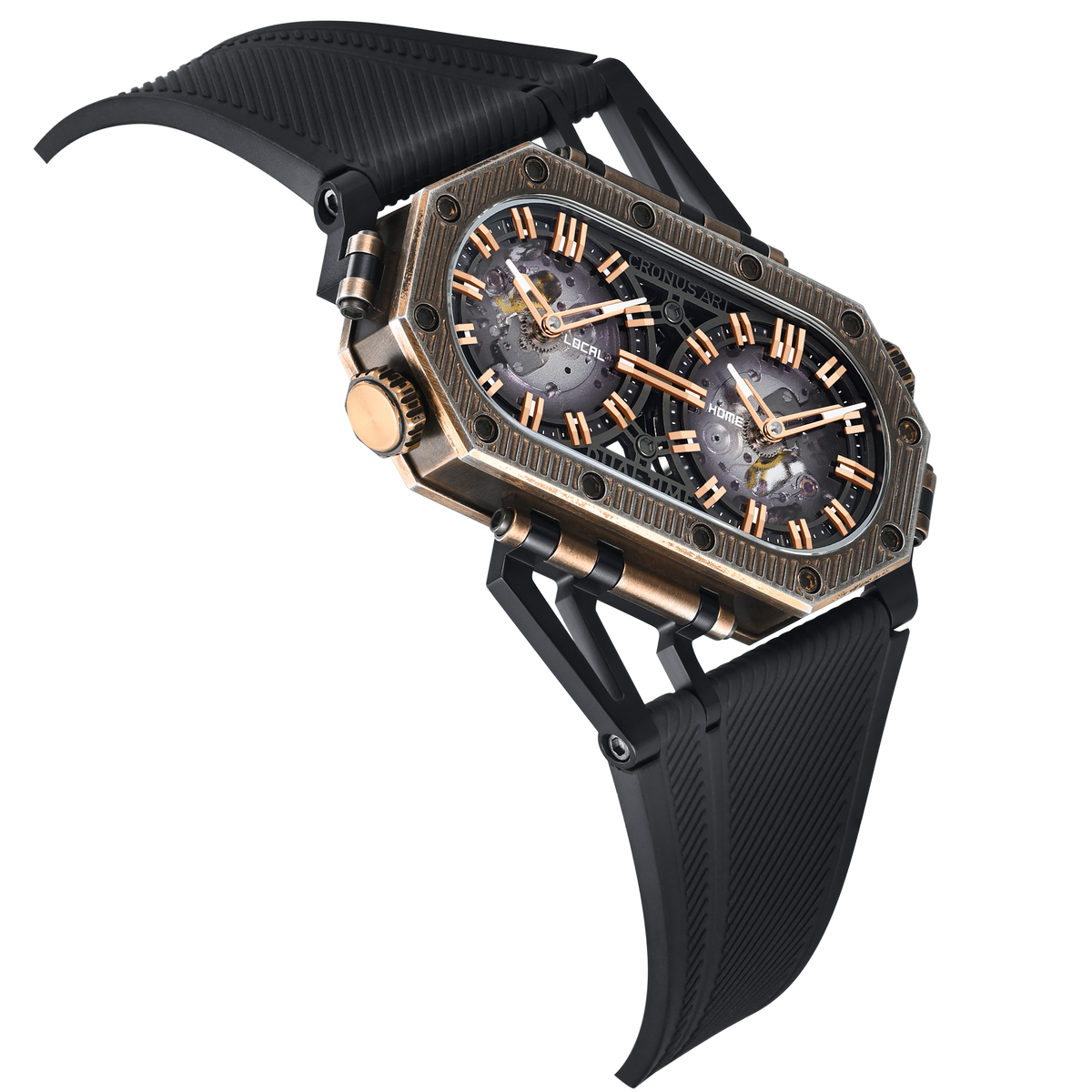 CronusArt CM025-007 Voyager Double-Dial Watch