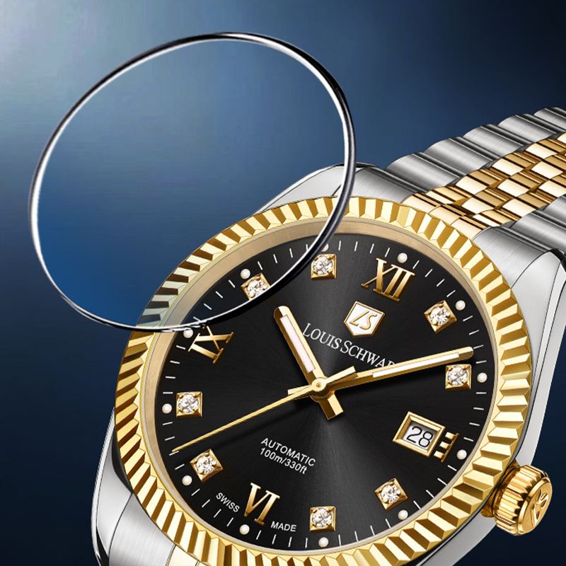 45° Le Mirage Series|Ink Black Two-Tone Gold