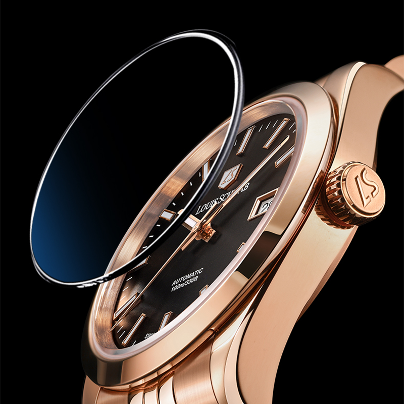 LEVTOI Series|Ink Black Rose-Gold Tone