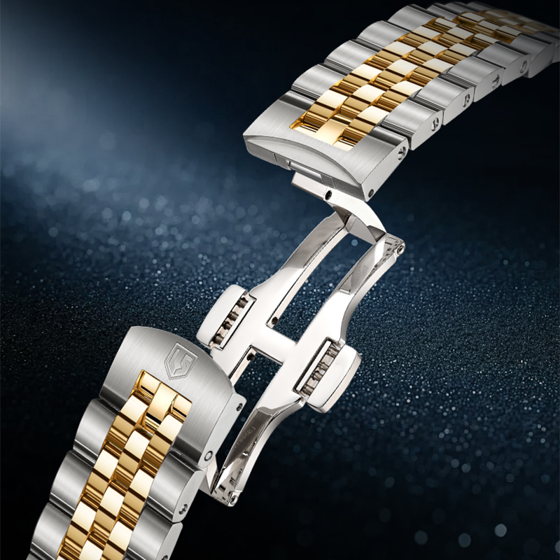 45° Le Mirage Series|Ink Black Two-Tone Gold
