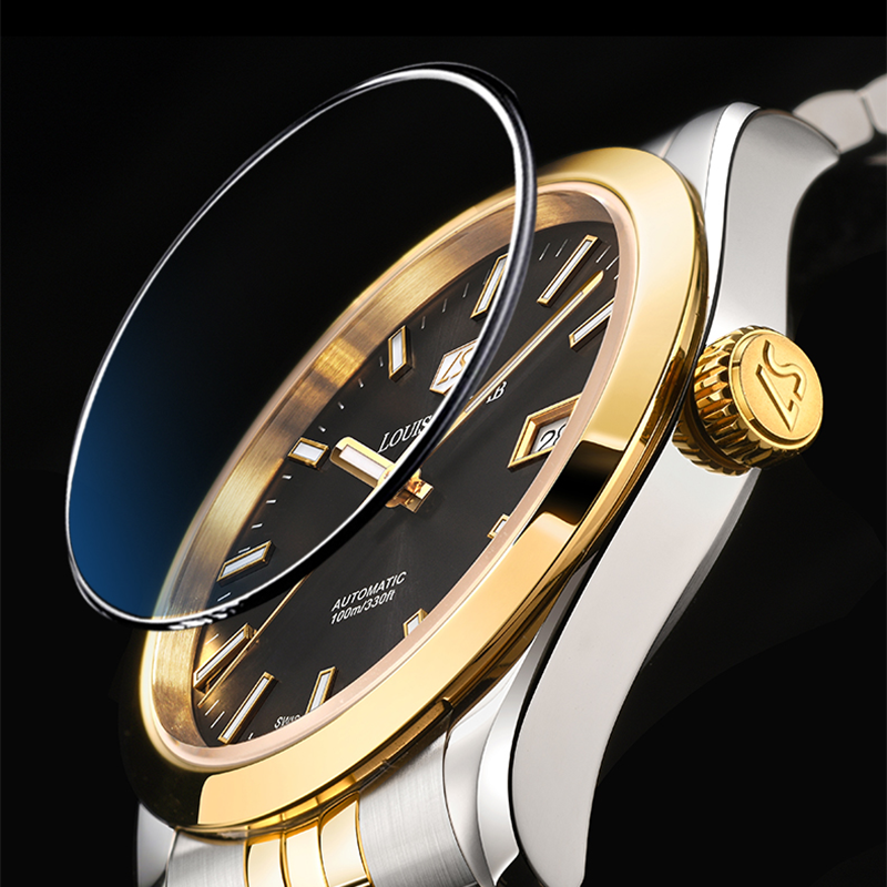 LEVTOI Series|Ink Black Two-Tone Gold