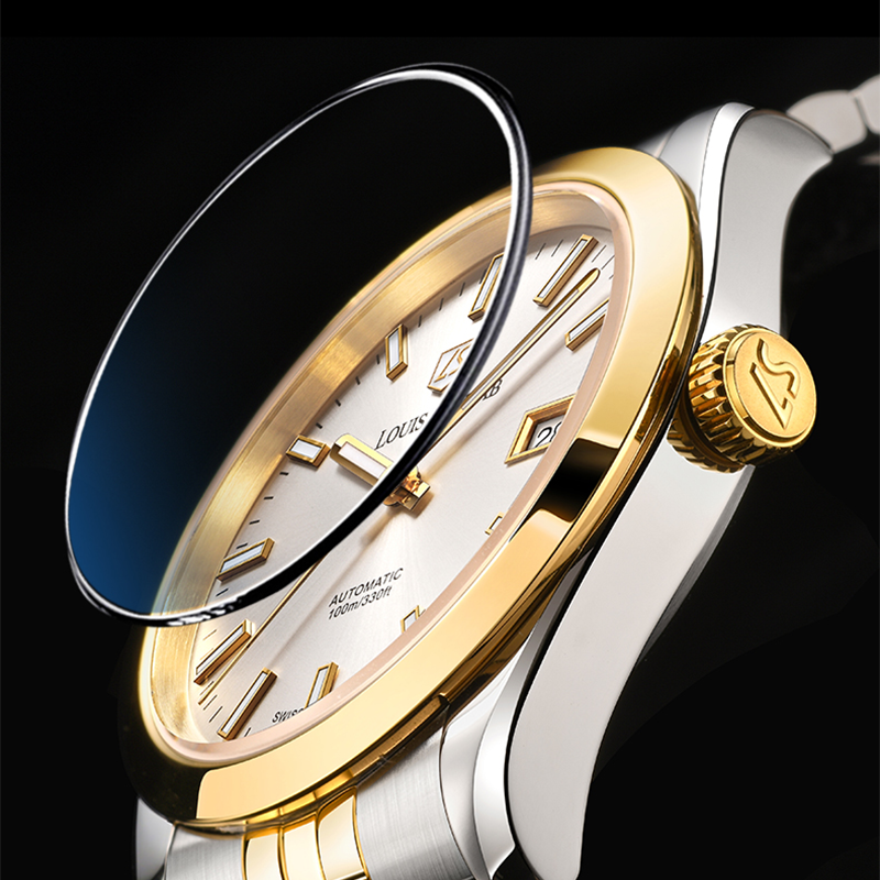 LEVTOI Series|Snowflake White Two-Tone Gold