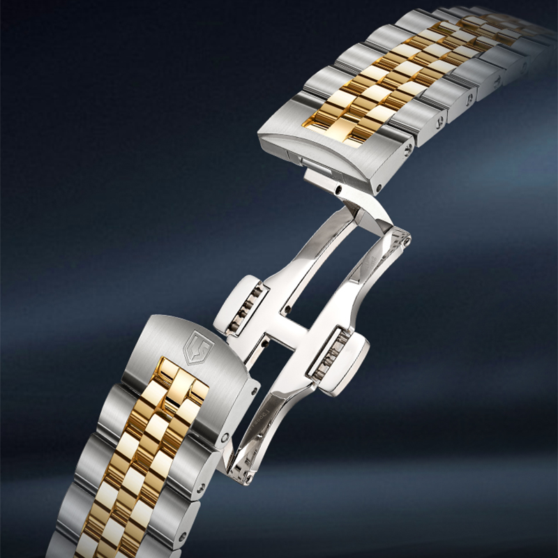 LEVTOI Series|Ink Black Two-Tone Gold