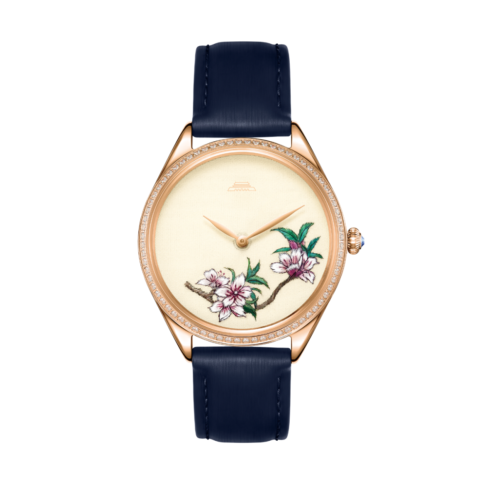 Beijing Suzhou Embroidery Peach Blossom Watch 38mm