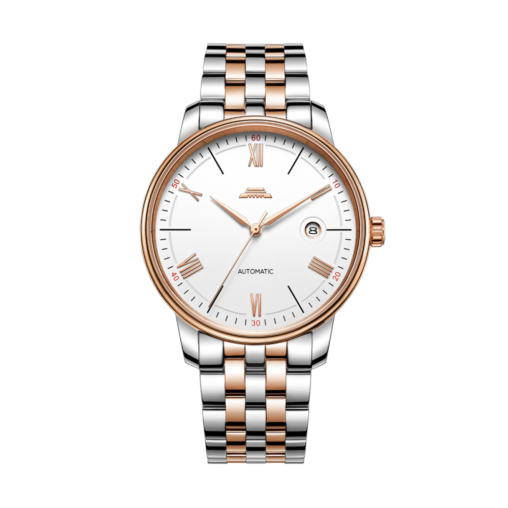 Beijing the Great Wall Rose Gold Plated Case Watch 41mm