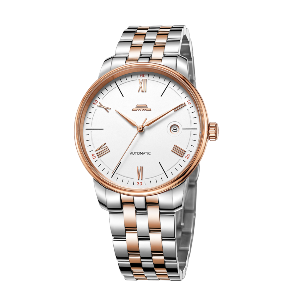 Beijing the Great Wall Rose Gold Plated Case Watch 41mm
