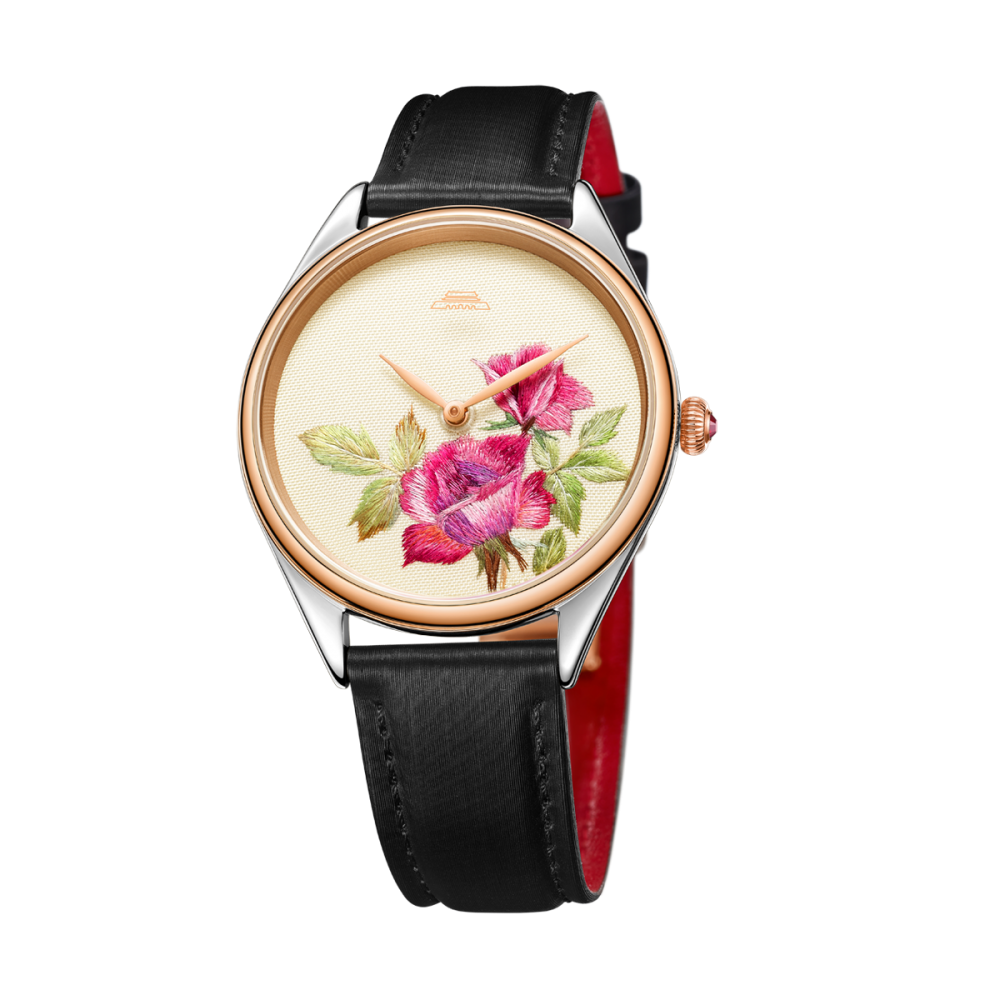 Beijing Suzhou Embroidery Rose Watch 38mm