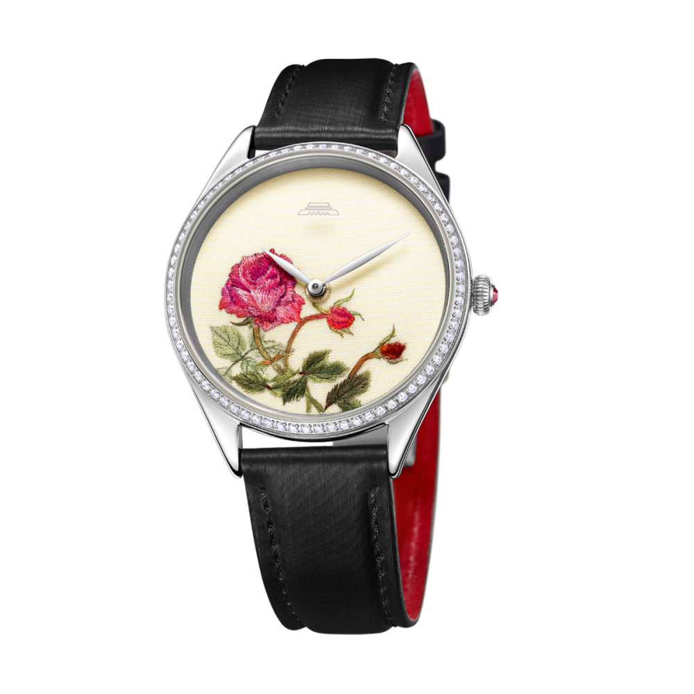 Beijing Suzhou Embroidery Rose Watch 38mm