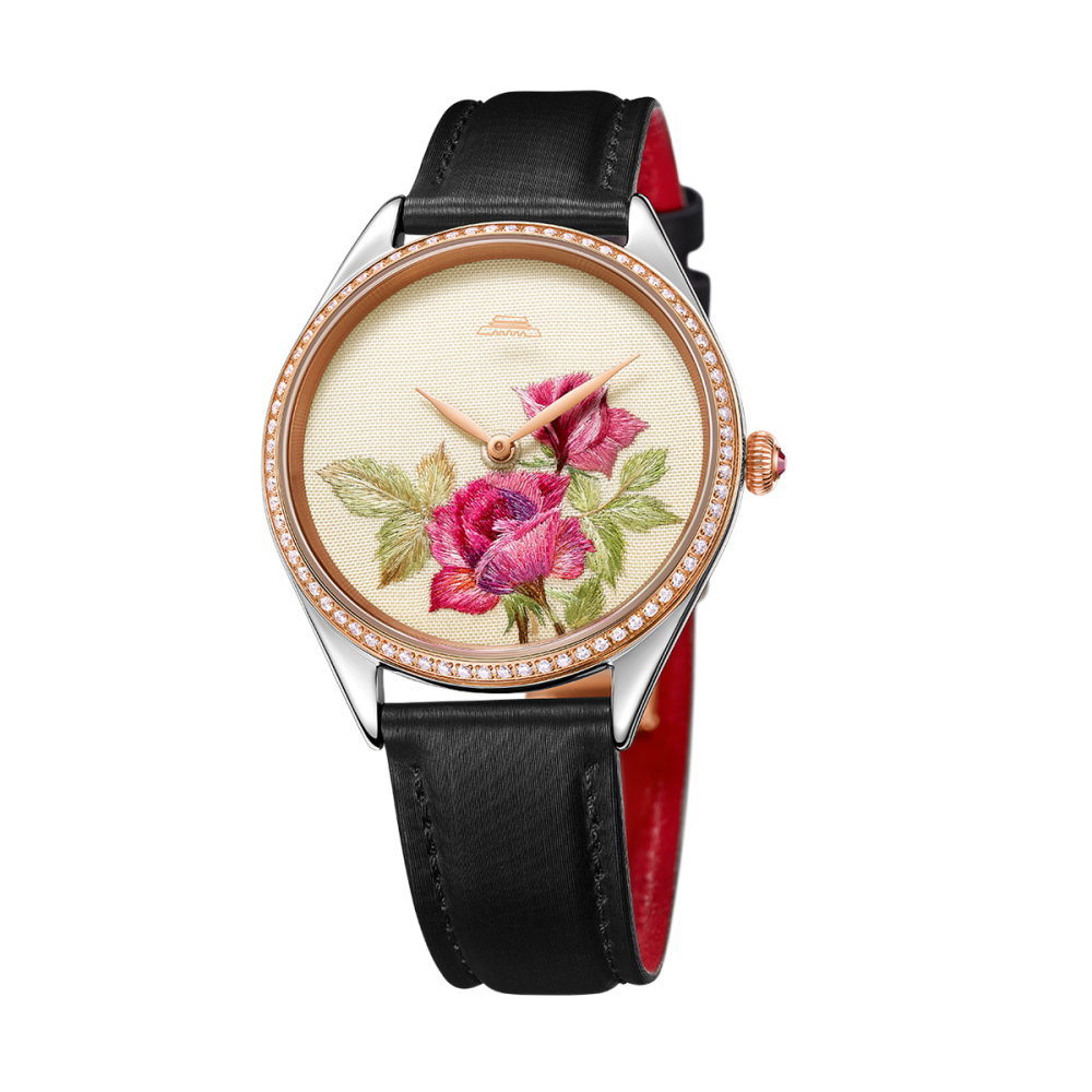 Beijing Suzhou Embroidery Rose Watch 38mm