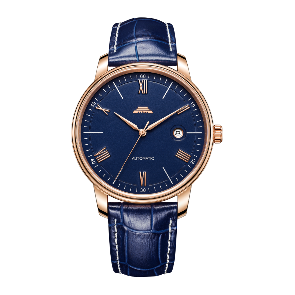 Beijing the Great Wall Rose Gold Plated Case Watch 41mm