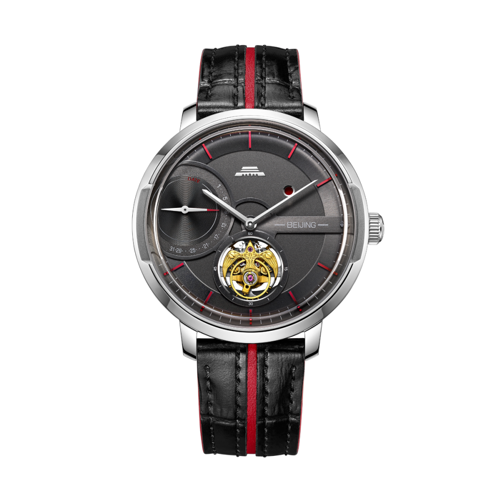 Beijing Mortise and Tenon Structure Tourbillon Watch 44mm