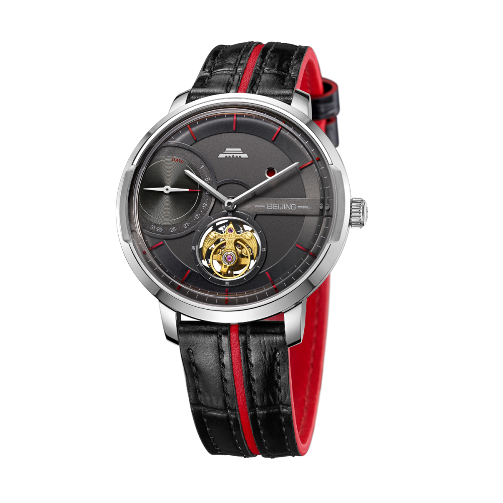 Beijing Mortise and Tenon Structure Tourbillon Watch 44mm