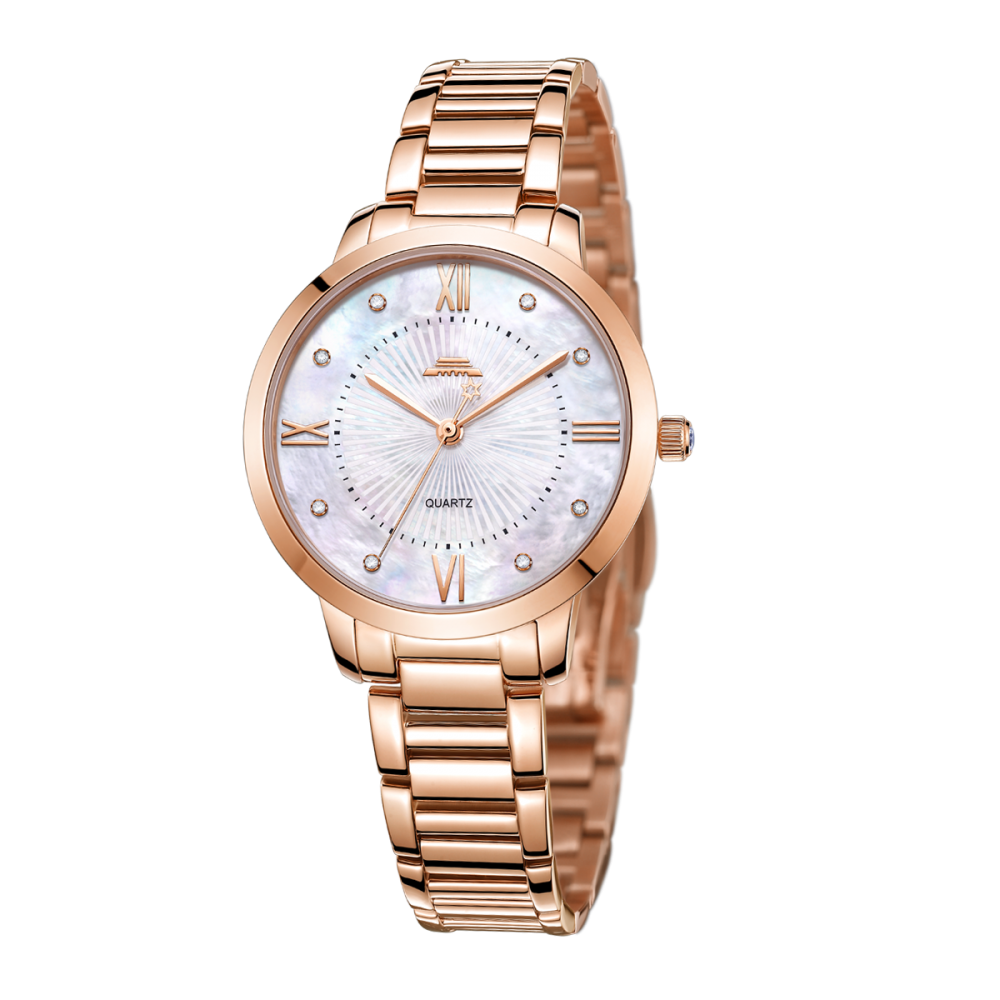 Beijing Star River Rose Gold Quartz Watch 32.5mm