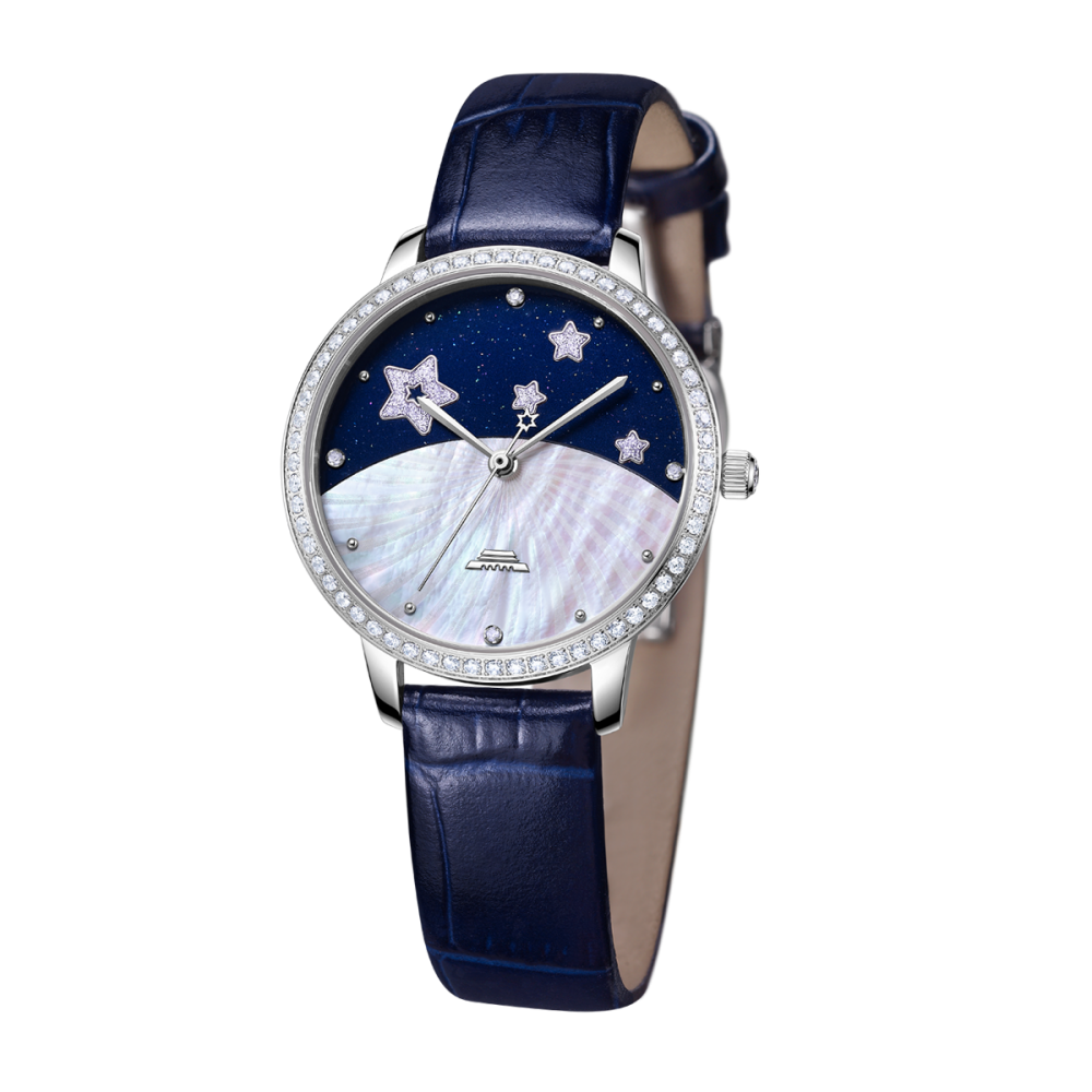 Beijing Star River Enamel Dial Quartz Watch 32mm