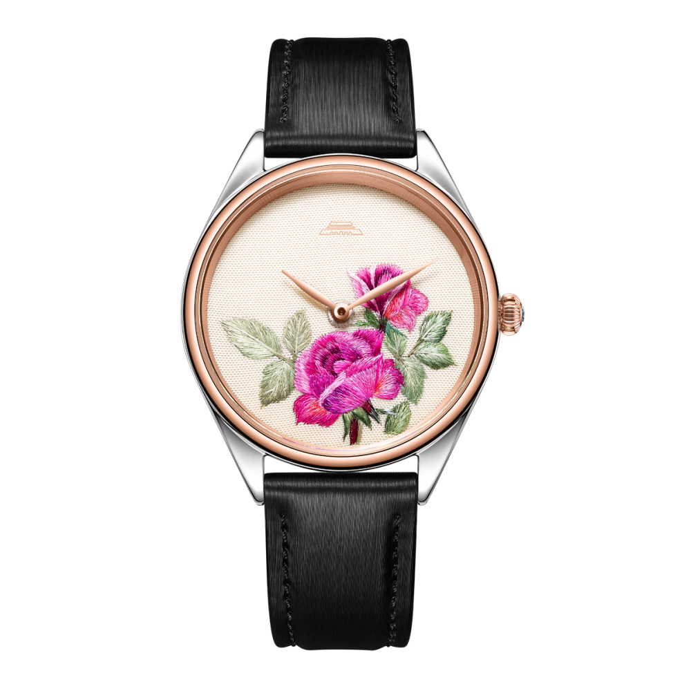 Beijing Suzhou Embroidery Rose Watch 38mm