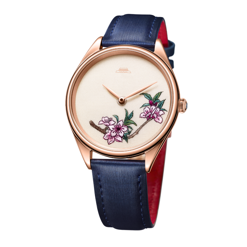 Beijing Suzhou Embroidery Peach Blossom Watch 38mm