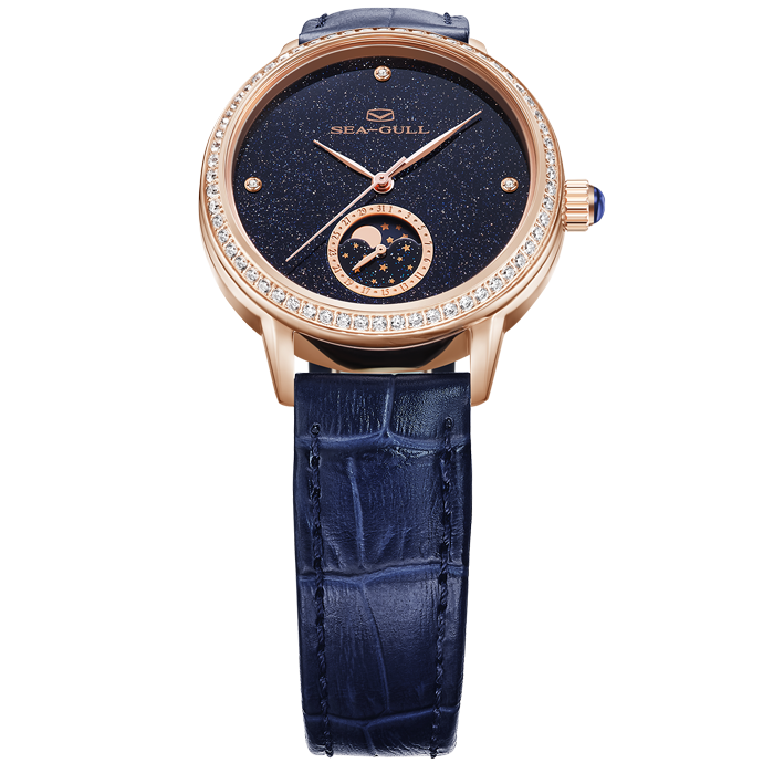 Seagull Watch | Lunar Sonata Moon Phase Watch 34.5mm