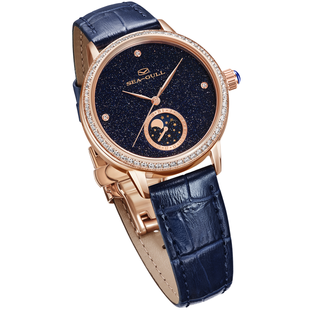 Seagull Watch | Lunar Sonata Moon Phase Watch 34.5mm
