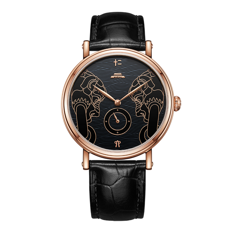 Beijing Menhai Lions 18K Rose Gold Watch 40mm