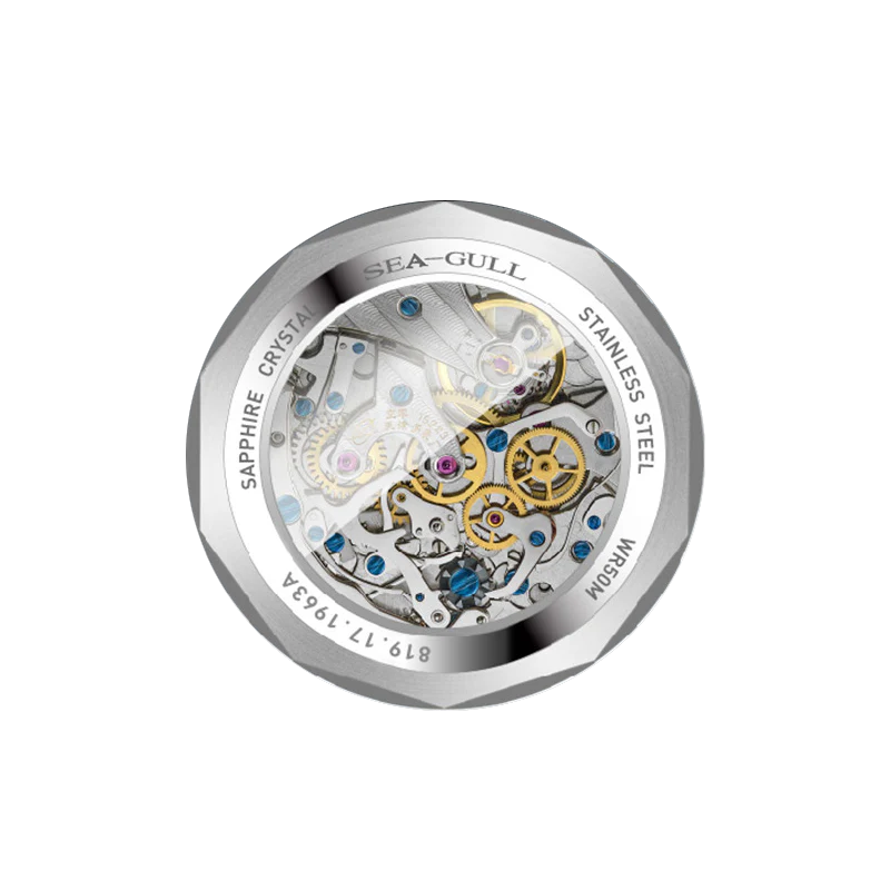 Seagull 1963 Neuauflage mit Saphirglasboden, limitierte Auflage, 38 mm