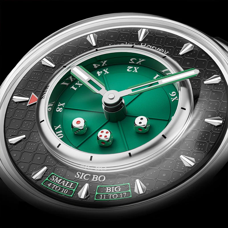Lucky Harvey Casino Series Sic Bo Automaton Watch