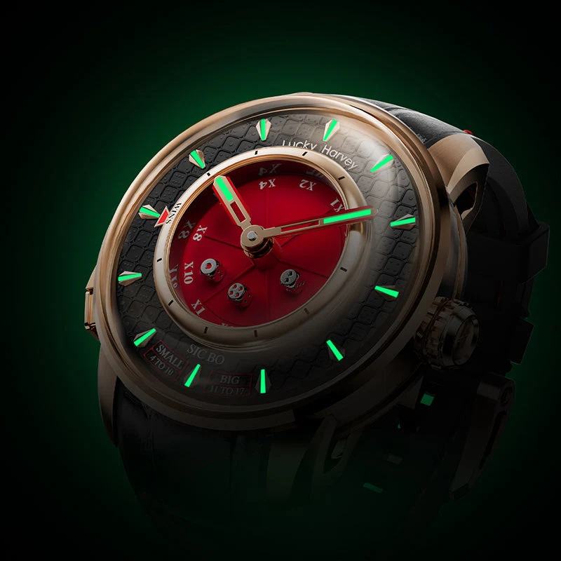 Lucky Harvey Casino Series Sic Bo Automaton Watch