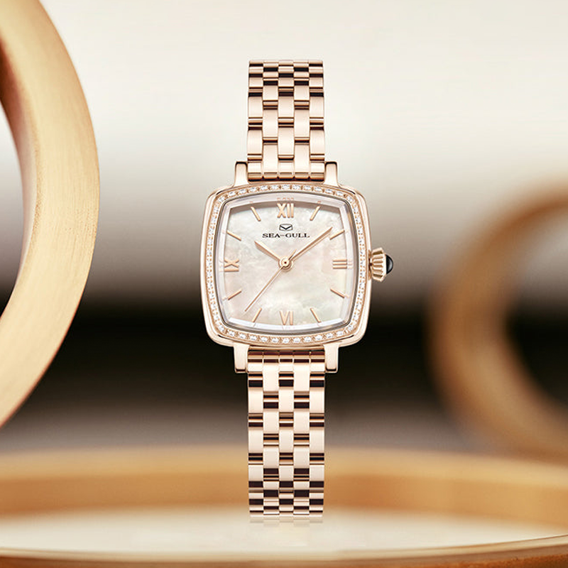 Sea-Gull Fortune Gleam Mother-of-Pearl Automatic Watch