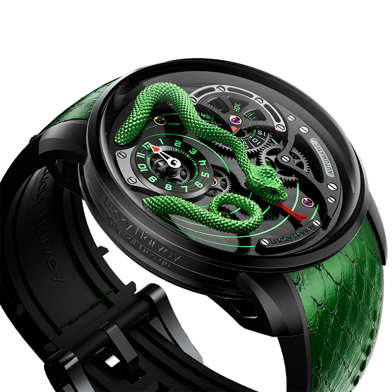 Horology Planet-lucky-harvey-craftsmanship-series-snake-watch