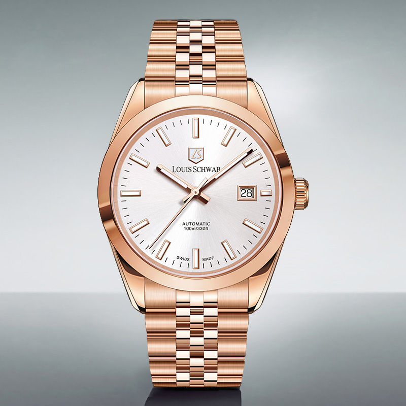 LEVTOI Series｜Snowflake White Rose-Gold Tone