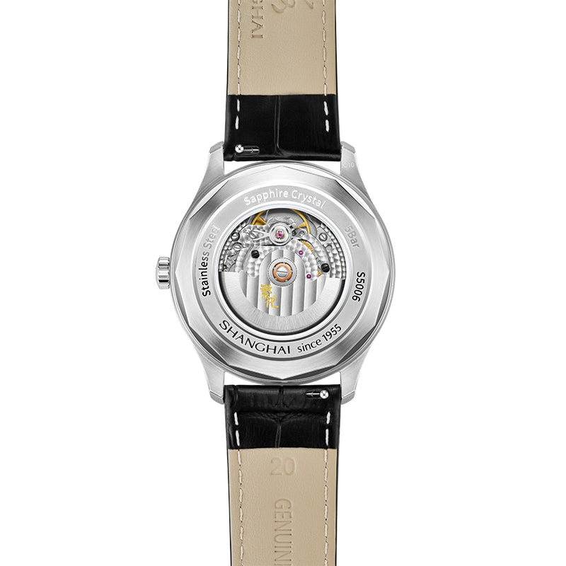 Shanghai Pioneer X Blossom 39mm Watch - Blue Tile