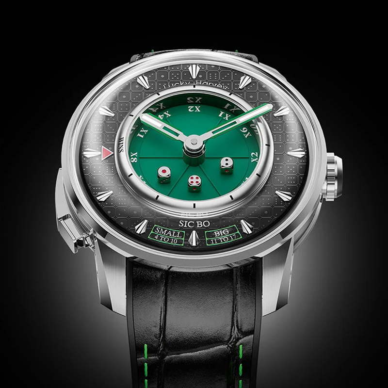 Lucky Harvey Casino Series Sic Bo Automaton Watch