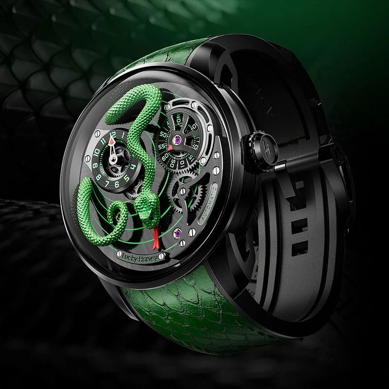 Horology Planet-lucky-harvey-craftsmanship-series-snake-watch
