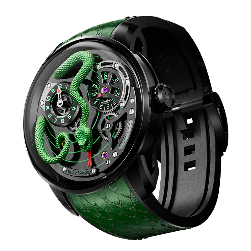 Horology Planet-lucky-harvey-craftsmanship-series-snake-watch