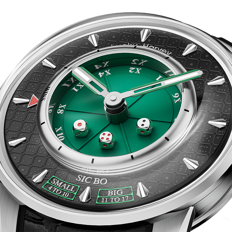 Lucky Harvey Casino Series Sic Bo Automaton Watch