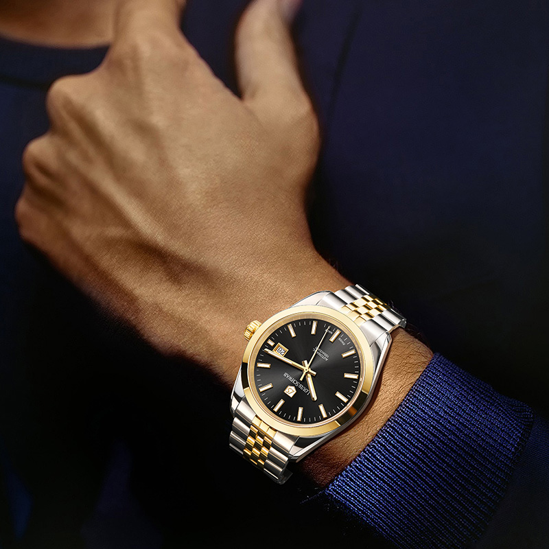 LEVTOI Series｜Ink Black Two-Tone Gold