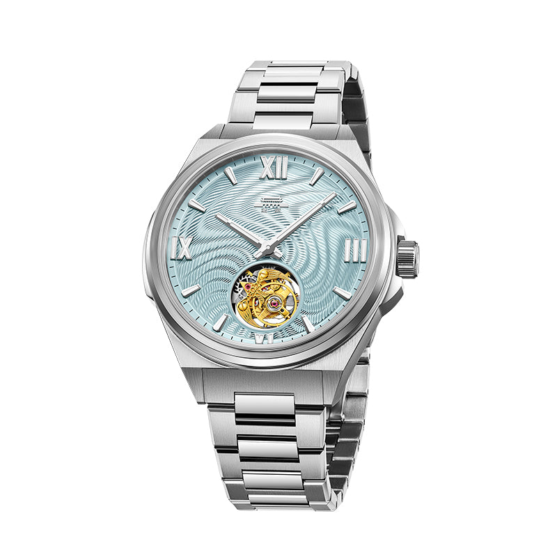 Beijing Bladelegant Series Flow of Fortune Hand-Made Guilloché Tourbillon Watch 42mm [Limited Edition]
